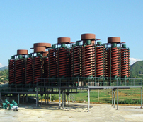 玻璃鋼螺旋溜槽客戶應(yīng)用現(xiàn)場(chǎng)